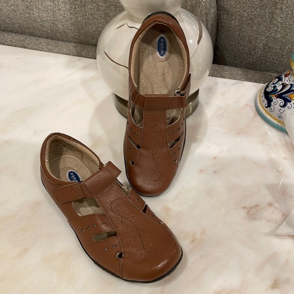 Chaussures Femme Dr Scholls Advanced Comfort, Cuir Beige, Style Cow-boy, Large, Pointure 7.5